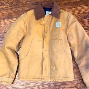 Men’s small or youth large, size 36 on tag shown in picture. Used men’s coat.